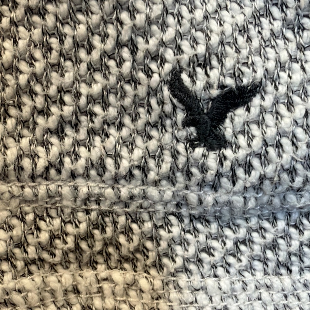 Grey American Eagle Outfitters Baja hoodie size small Vintage - Picture 4 of 8
